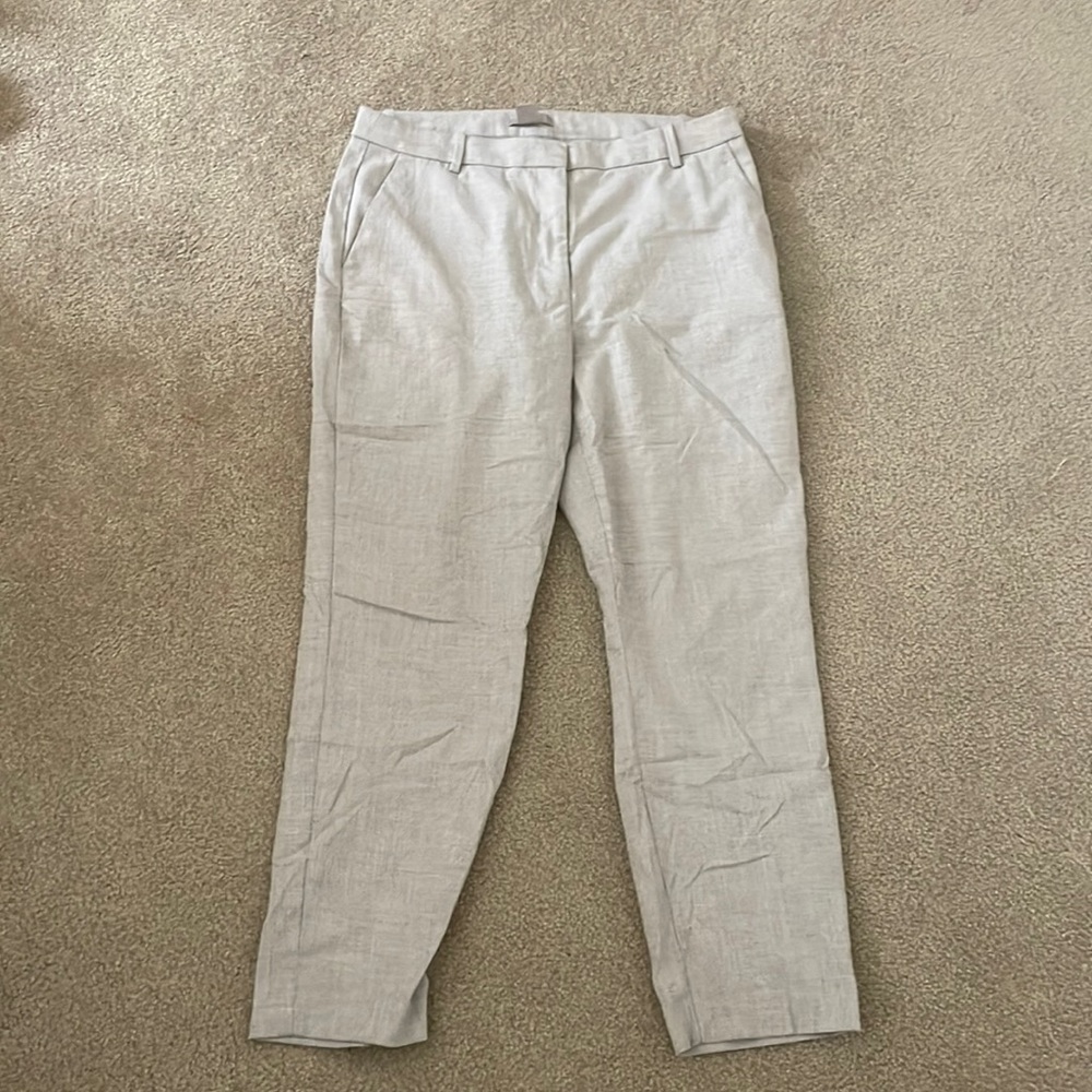 Womens Creamish-Gray Work Pants